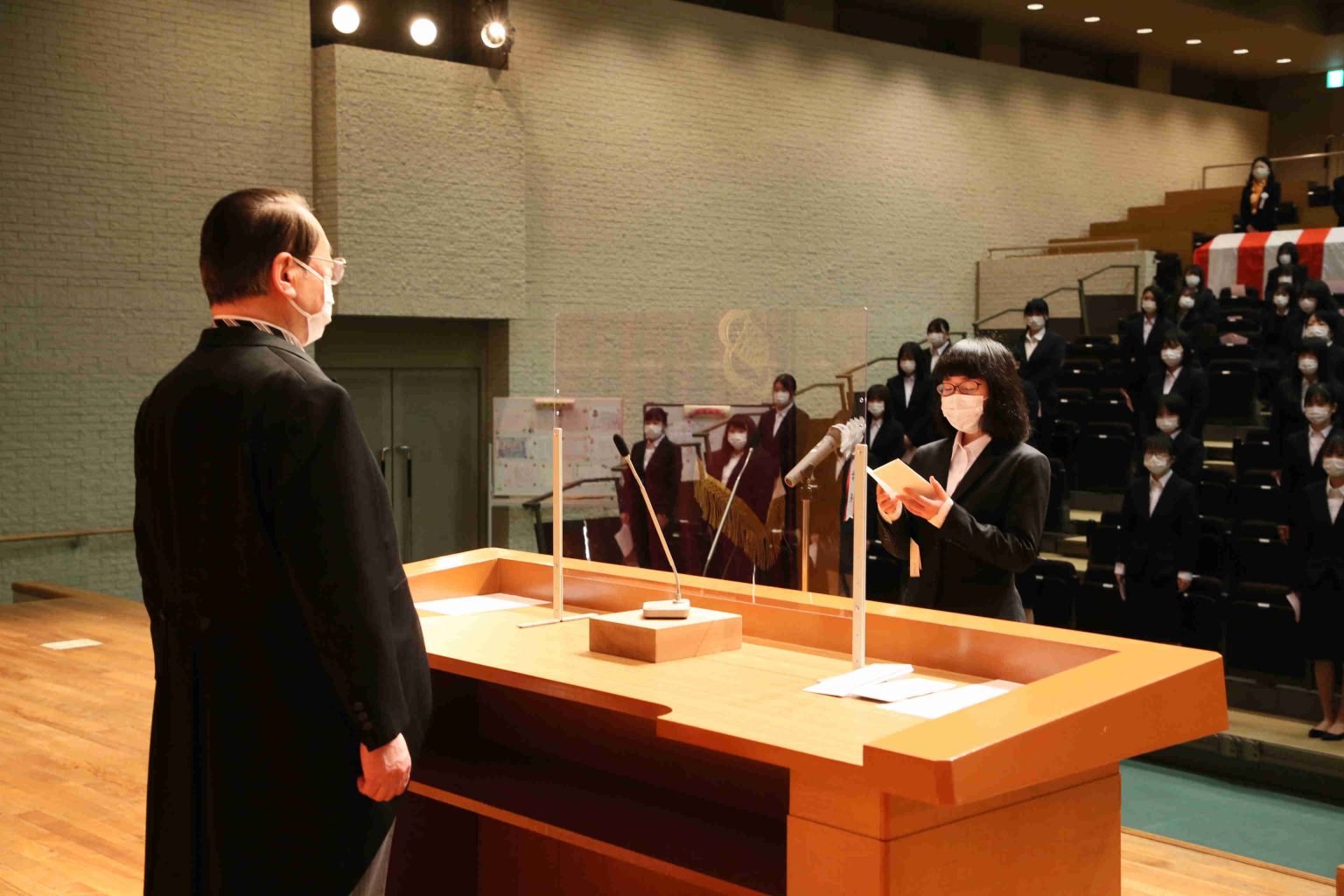 令和3年度豊岡短期大学入学式を挙行しました 最新情報 豊岡短期大学